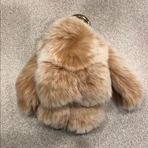 Furry Rabbit Keychain